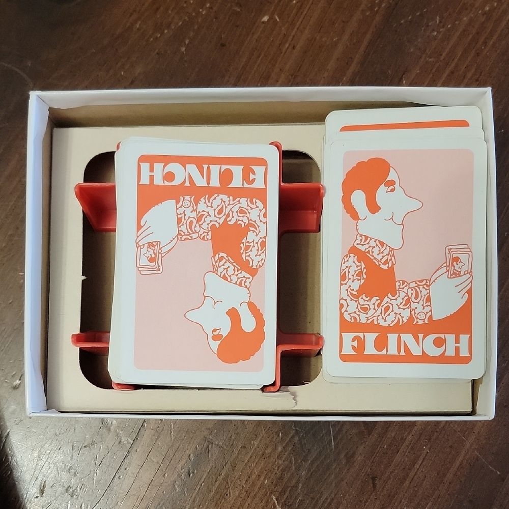 Flinch Orange and White Card Game by - Picture 2 of 4